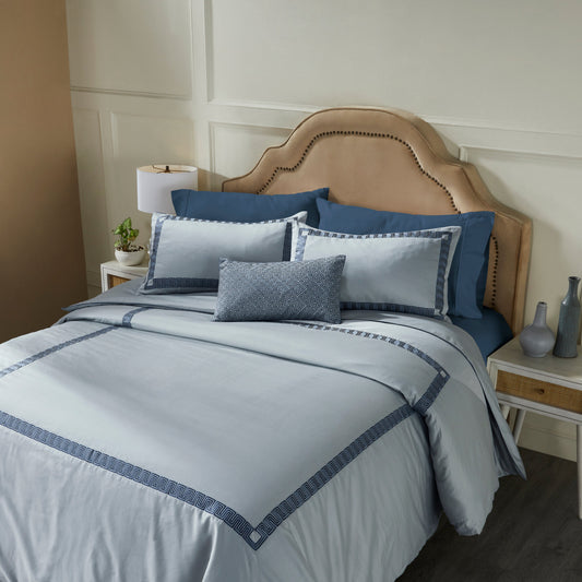 MOONLIGHT EMBROIDERED DUVET COVER SET