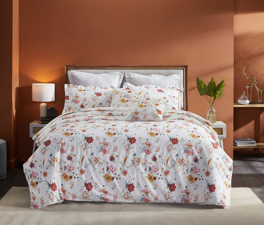 RETREAT DIGITAL PRINTED DUVET COVER SET