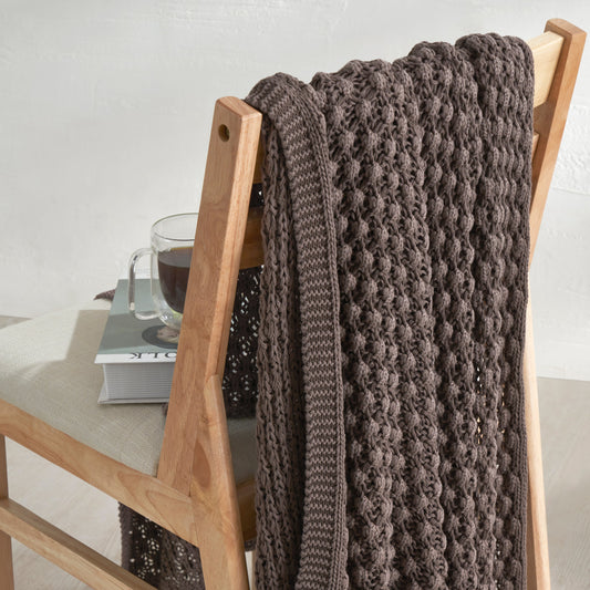 Cotton throw for chair and sofa