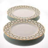 Ceramic plates for snacks