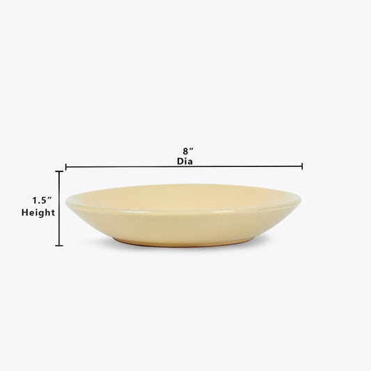 Appetizer plate dimensions