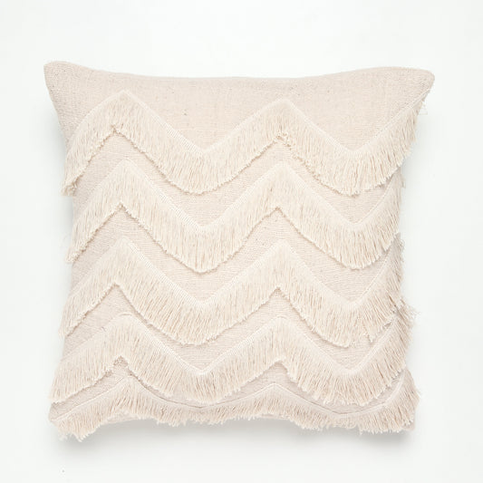 Recite Cushion Cover with Fringe Lace