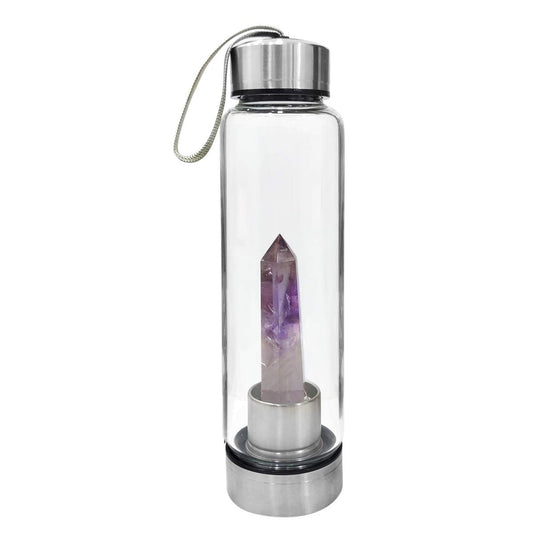 Healing crystal water bottle 