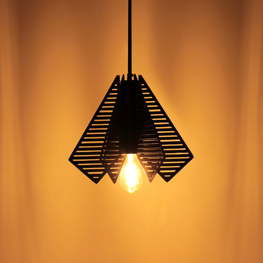 Arin Mesh Pendant Lamp by Home Blitz | Hanging Light for Home Decoration | Brass Finish