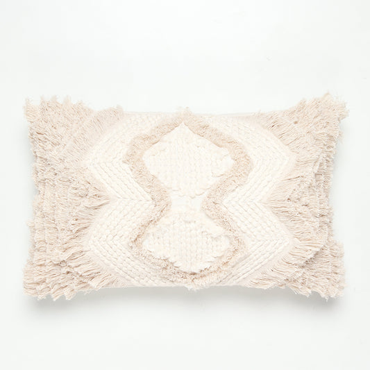 Prom Cushion Cover with Fringe Lace
