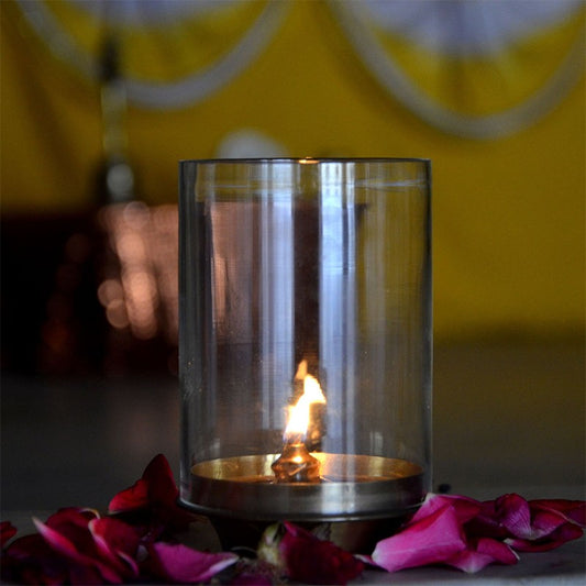 lighted Roshni Oil Lamp