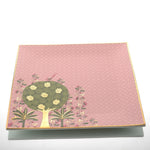 tray with pink intricate design