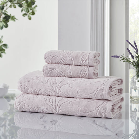 Rose color towels set of 4