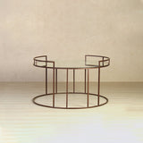 bronze iron base table