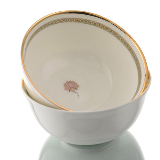 Pichwai Ceramic Dip Bowl | Chutney Serving Bowl | 24k Gold Detailing | Set of 2