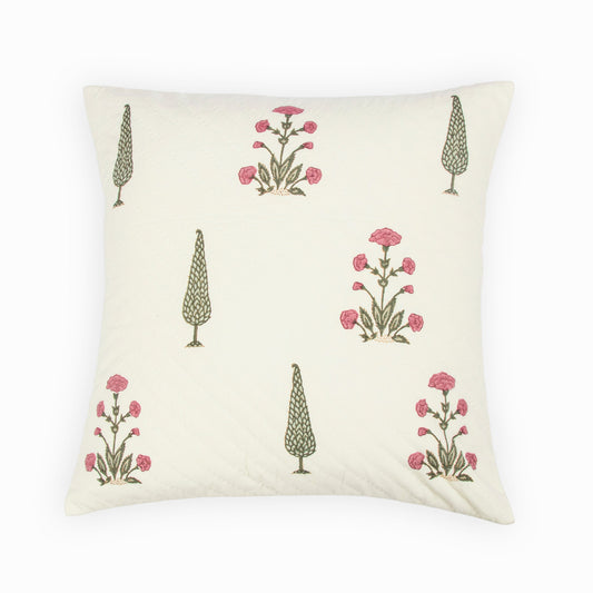 Shrub Block Printed Cushion Cover