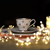 Elegant ceramic tea cups