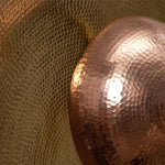 Hand hammered Copper light bowl