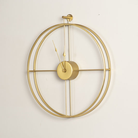 Celina Double Rim Designer Wall Clock for Living Room, Bedroom