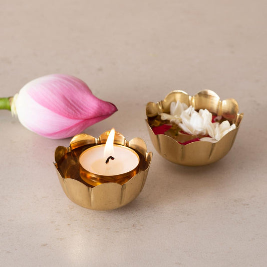 Small Decorative Brass bowls for urli 