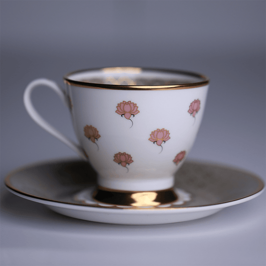 PICHWAI Tea Cup Saucer Set of 2