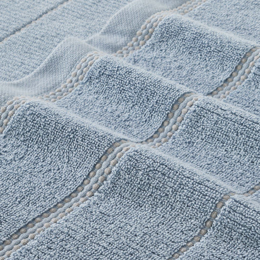 Close view of cotton fabric towel