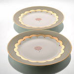 Pichwai ceramic dinner plates