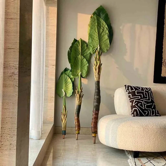 Evergreen Fiber Trunk Plant - 6 Feet
