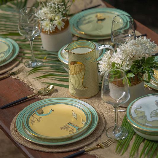 Buy Airavata Bone China Dinner Set 20 Pcs Online at Arcedior