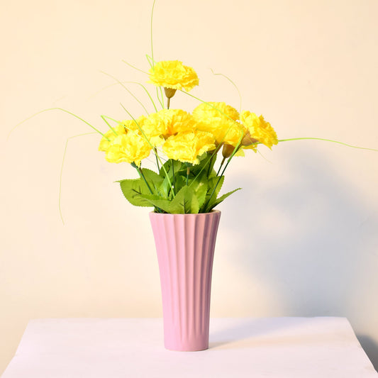 Longitude pink flower vase