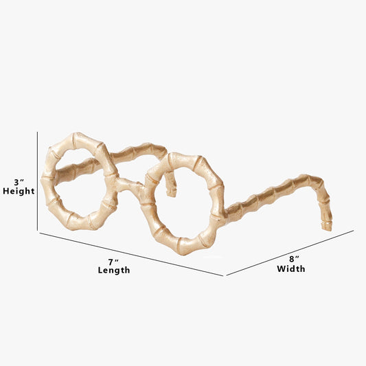 Dimensions of Through The Eyeglass Metal showpiece