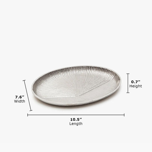 Dimension of oval serving tray