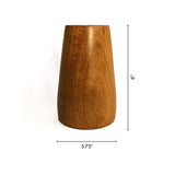 Dimension of Conical wooden planters