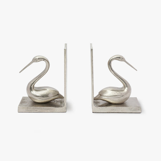 Love Pair Metal Bookends for Book Shelves