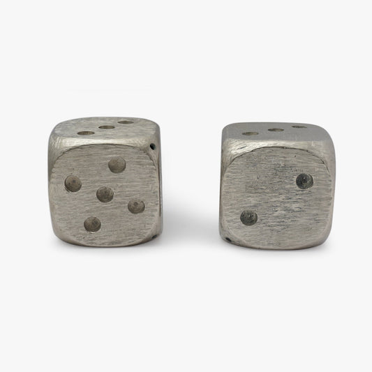 Silver Dice Metal Bookends Online