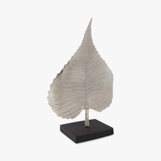 Fig Leaf Silver Centerpiece for Table
