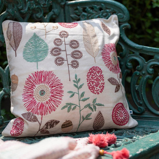 Flower design soft french rose cushion