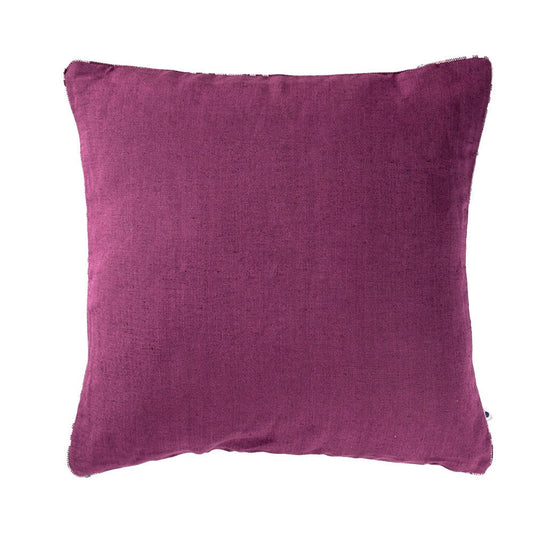 French rose throw pillow in square shape