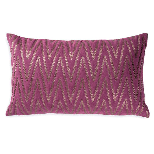 Rectangular pillow in imperial purple color
