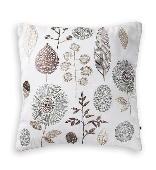 Square light grey cushion cover