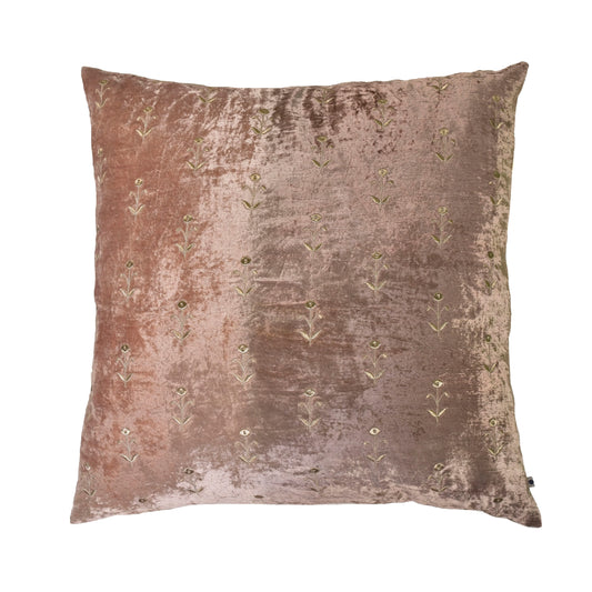 Ombre Cushion Cover 16x16 Inches | Plush Velvet Cushion Cover - Beige