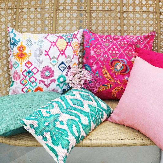 Ikat Couch Cushion Covers