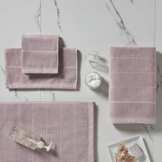Zephyr pink towels for bathroom