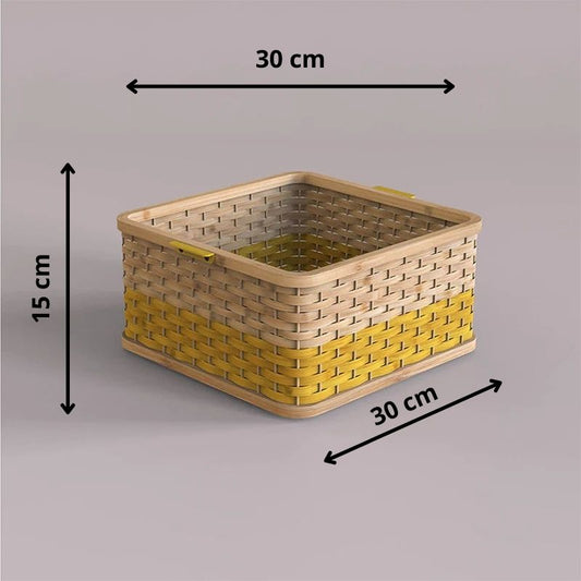 Dimension of handwoven laundry basket