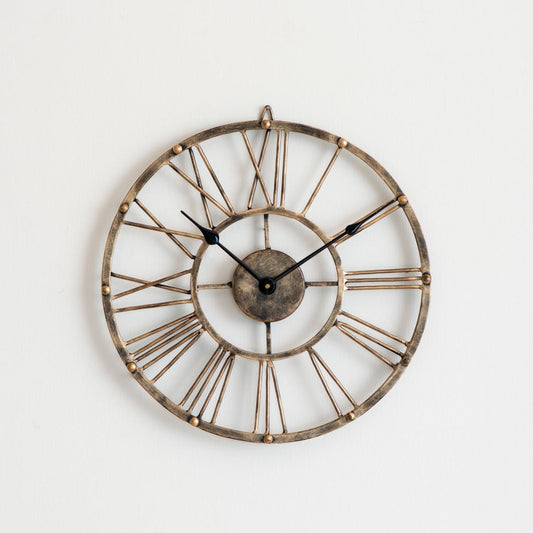 Harper Round Antique Wall Clock | Decorative Wall Clock for Home