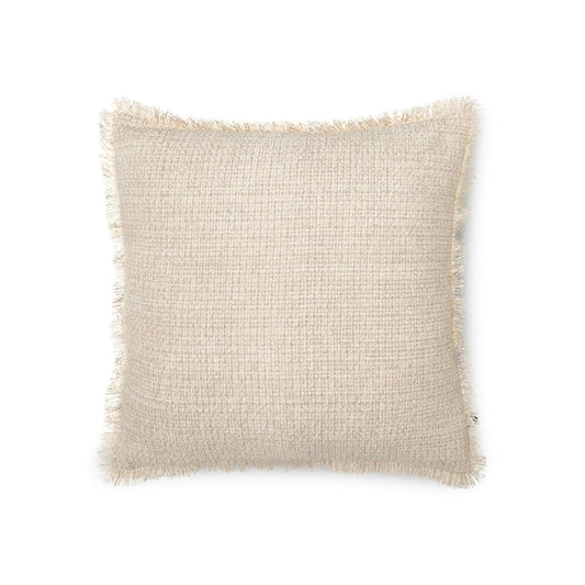 soft white cushion with flakes