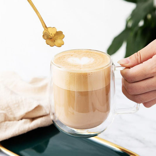 Double Wall Coffee Mug | Glass Mug for Coffee & Tea | 275 ML