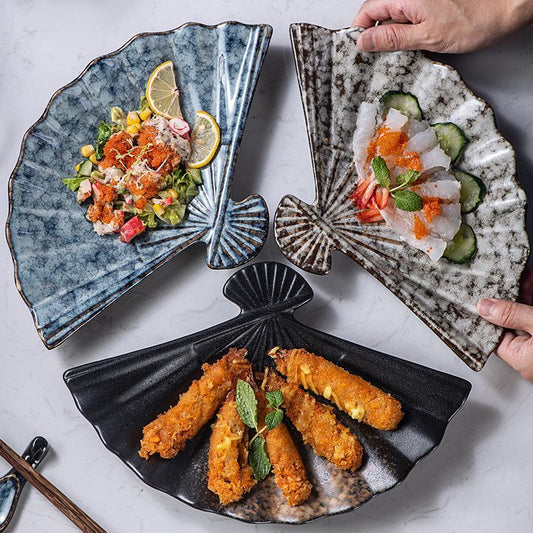 Japanese Style Sushi Platter | Porcelain Serving Platter | Smokey Cocktail