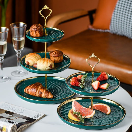 Luxury Muffin & Dessert Stand - Green