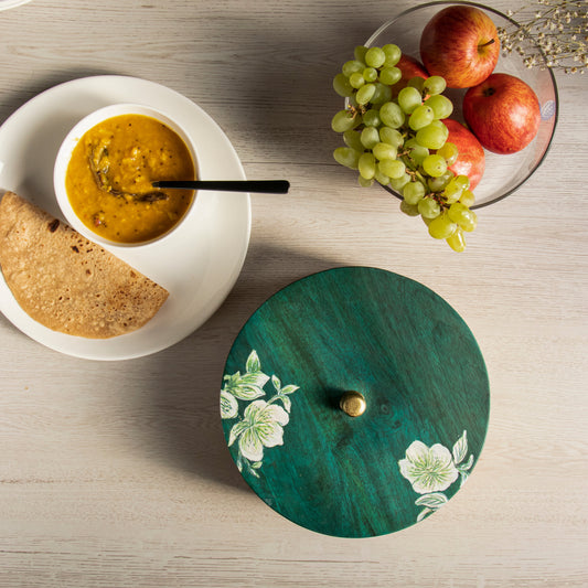 Wooden Casserole for roti