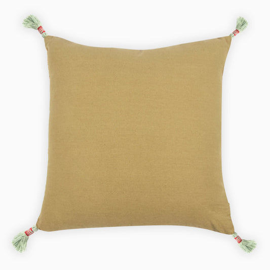 Cotton embroidered cushion cover