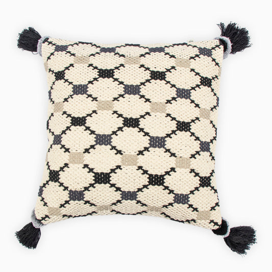 Talos Woven Cushion Cover with Tassels