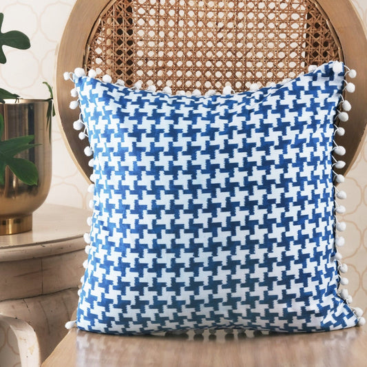 Houndstooth Printed Cushion