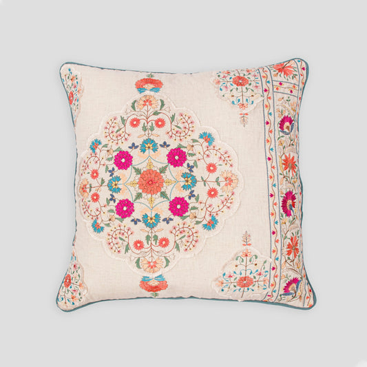 Cotton Flex Multicolor Floral Cushion Cover