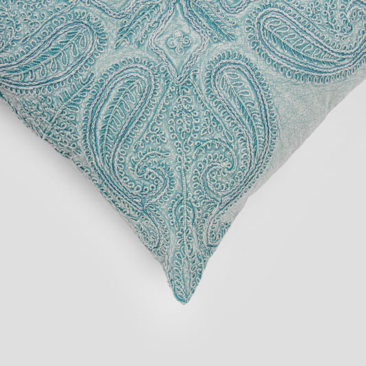 Turquoise blue cushion cover